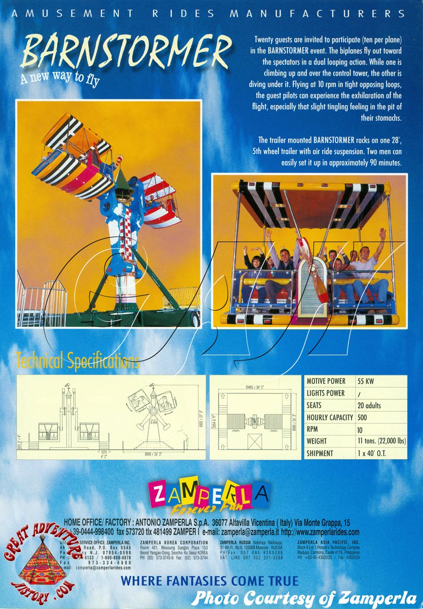 Seaport Barnstormer At Six Flags Great Adventure